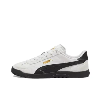 PUMA Club 5v5 Anti Slip Wear Resistant Low Top Casual Shoes Unisex White Black