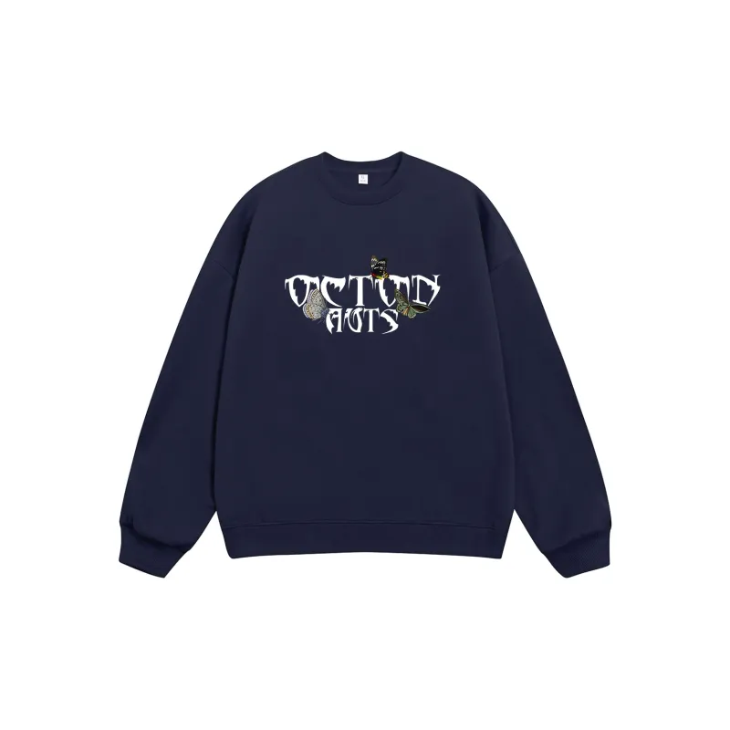 Small Columns Under The Sea Sweatshirt Unisex-12