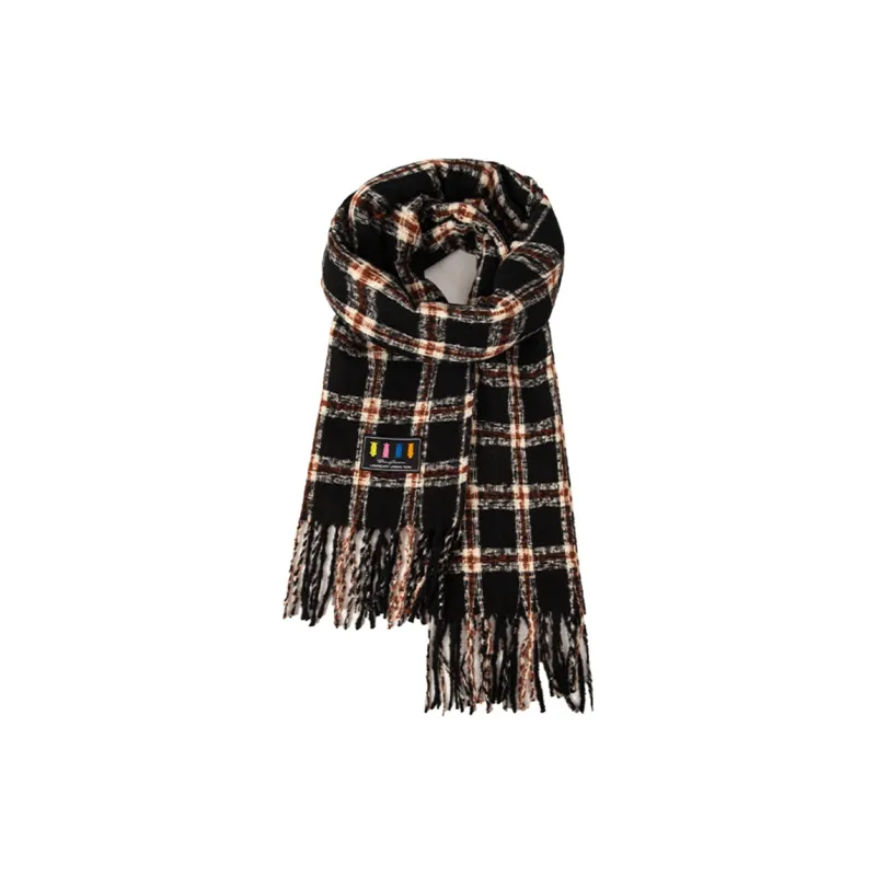 BAIJUAN Knit Scarves Unisex-3