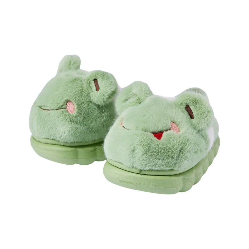 Yalu Cotton Slippers For Fall And Winter, Home Indoor Warm Cartoon For Men And Women's, Home Slippers-14