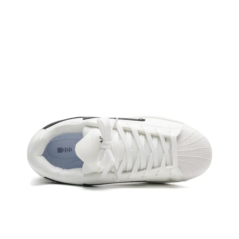Circle Small Coverage Slip Resistant Cushioning Wear Resistant Balance Low Top Skateboard Shoes Women's-4