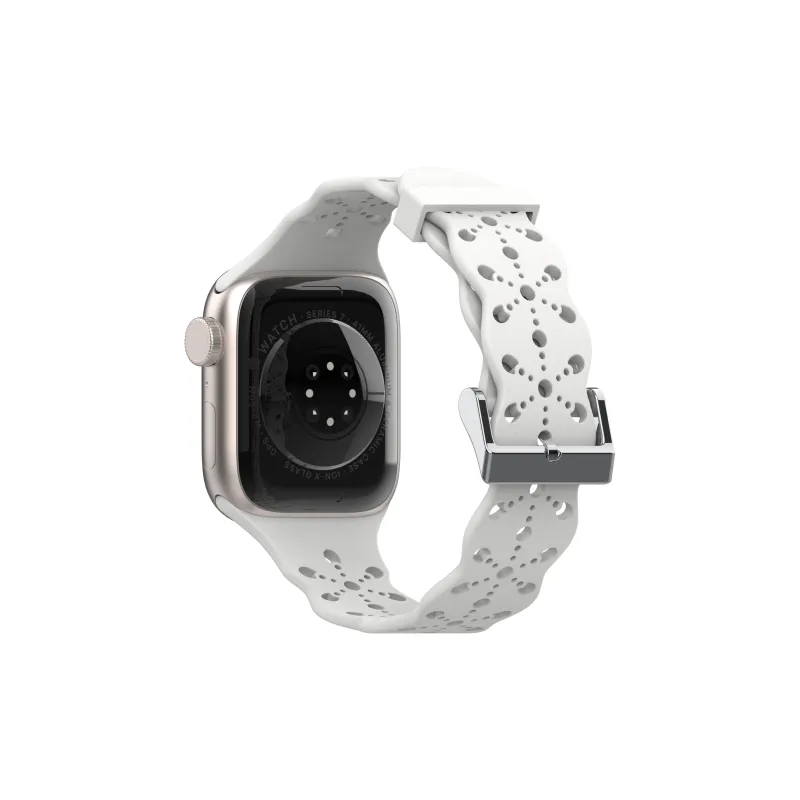 XINGYAAN Watch Band Apple Compatibility Silicone Material-28