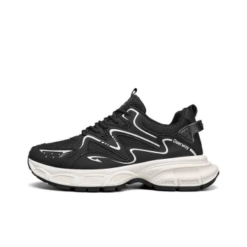 DEERWAY Durable Breathable Lightweight Low Top Casual Shoes Chunky Sneakers Men's