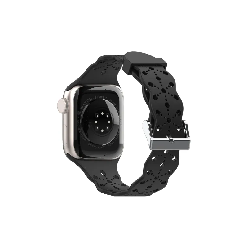 XINGYAAN Watch Band Apple Compatibility Silicone Material-40