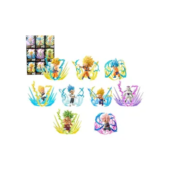 BANPRESTO Dragon Ball Characters Glasses Factory WCF Dragon Ball Super Burst Bonus Gift Scale Figures