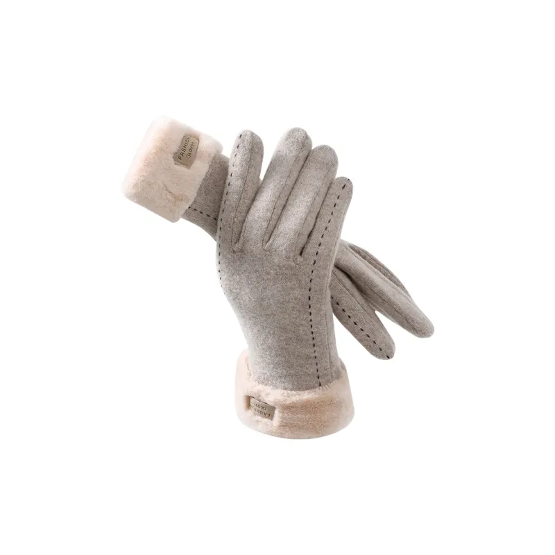 Shizhu Warm Knit Gloves Women's-7