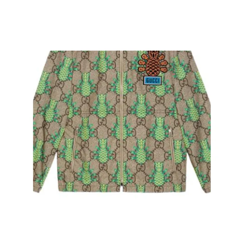 GUCCI Pineapple Gg Print Jacket-5