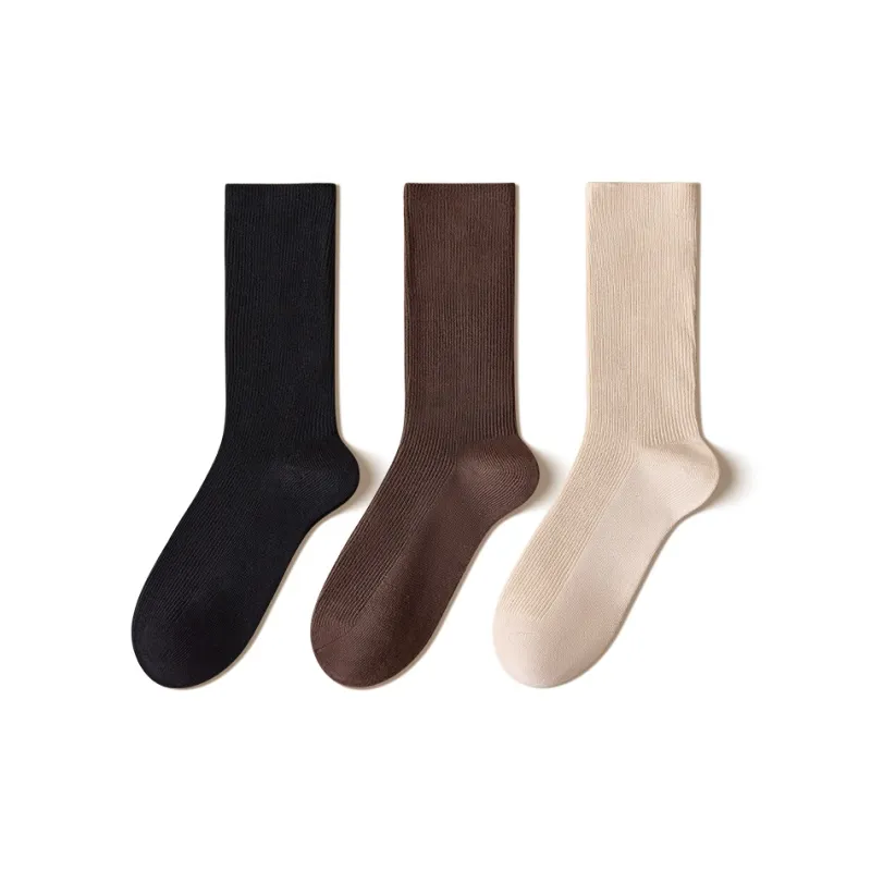 Temooues Mid Calf Socks Women's Combo Set-4
