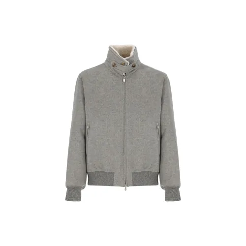 Brunello Cucinelli Jackets Men Gray