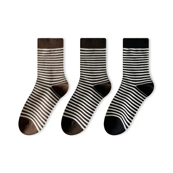 Caramella Mid Calf Socks Women's Combo Set-10