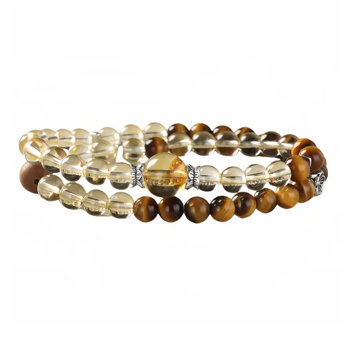 Xifeng Building Tiger's Eye Stone Bracelets Women's