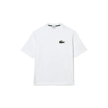 LACOSTE Logo patch Cotton T shirt
