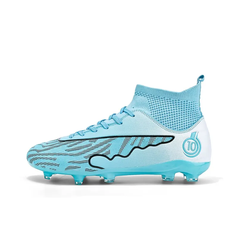 CAMKIDS Slip Resistant, Anti Kick, Waterproof, And Breathable High Top Kids' Soccer Shoes Teenagers-5