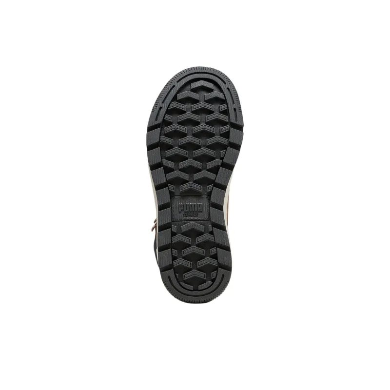 PUMA Tarrenz SB Anti-Slip Wear-Resistant High-Top Kids' Skateboarding Shoes Brown Teenagers-4