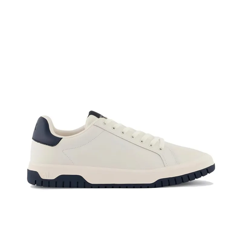 ARMANI EXCHANGE Logo-print Leather Sneakers-1