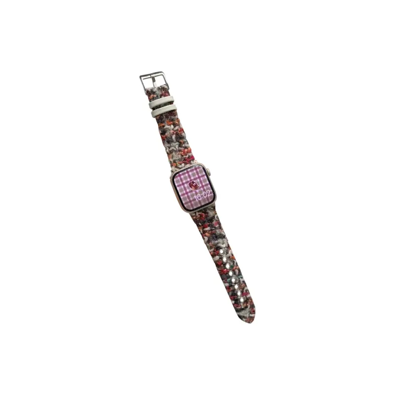 MSSM Apple Compatibility Watch Band Plush Woolen Material-1