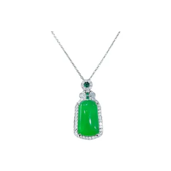 Grace Chalcedony Jade Necklaces Women's