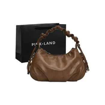 PINK·LAND PU Crossbody Bags Handbags Women's Mud/Brown/Coffee/Black