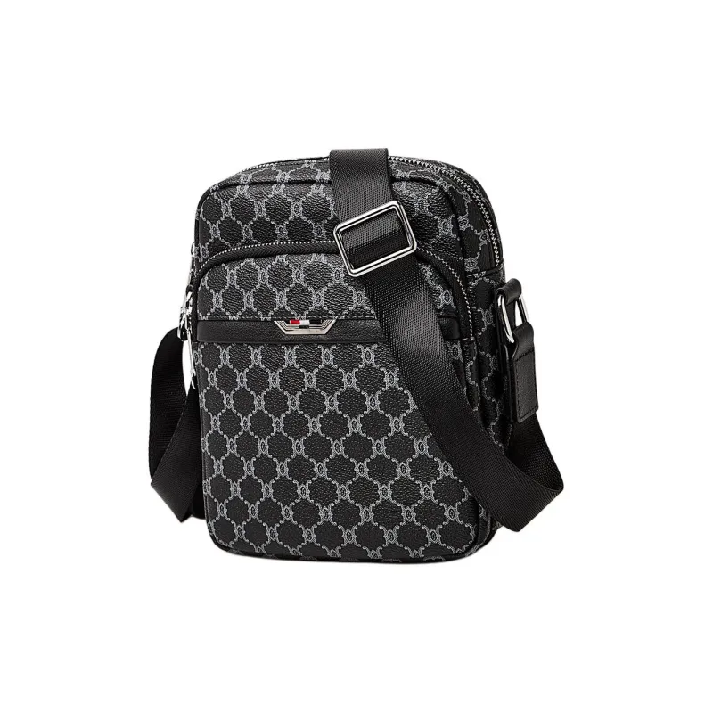 Marino Orlandi Synthetic Leather Classic And Versatile Shoulder Bag Crossbody Bag Regular Men's Black-1