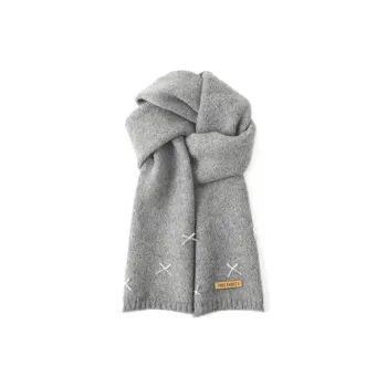 FREE RABBITⅡ Fall And Winter Cute Versatile Warm Knitted Fabric Scarf Women's
