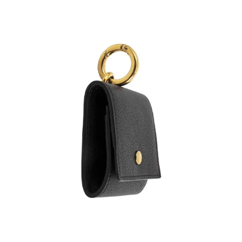 Burberry Leather Card Holder Wallet Coin Purses Small Size Women's Black-1