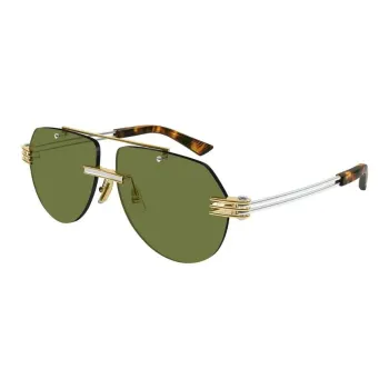 Bottega Veneta Aviator Frame Sunglasses