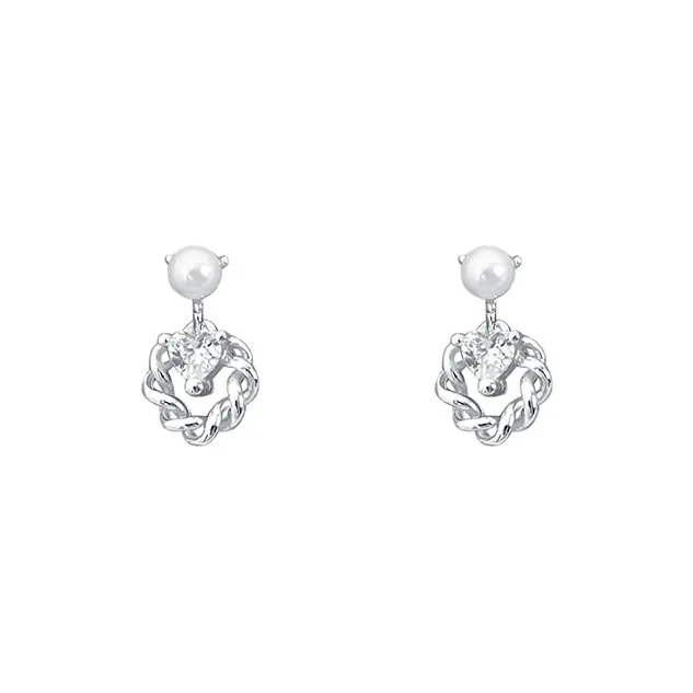 GIFT&CO S925 Silver Stud Earrings Women's-0