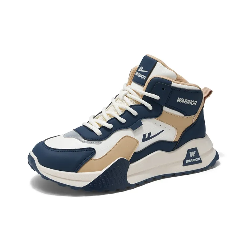 Warrior Wear Resistant Height Increasing Rebound High Top Casual Shoes Men's-4