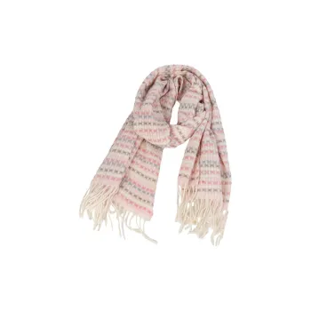 GAGA Faux Cashmere Knit Scarves Women's Pink
