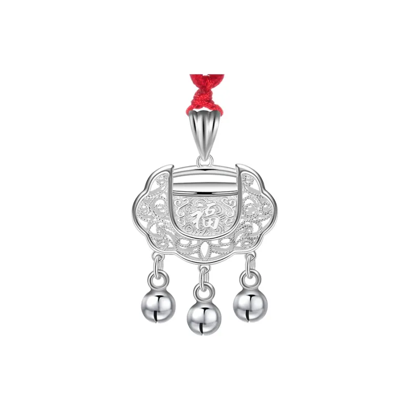 LAOYINJIANG S999 Fine Silver Pendants Kids'-0