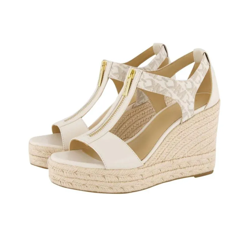 MICHAEL KORS Berkley Strap Sandals Women's Beige-4