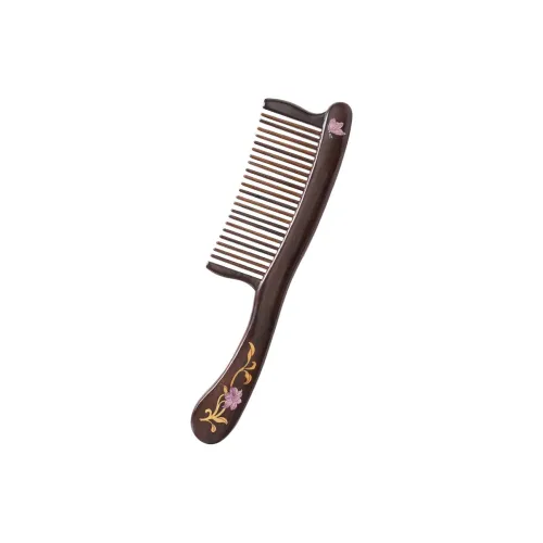 XIBI Celebration Red Box Sandalwood Health Comb Box Acupressure Massage Comb 3 Pcs Set Straight Hair