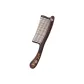 Purple Blue Flower Handle Comb