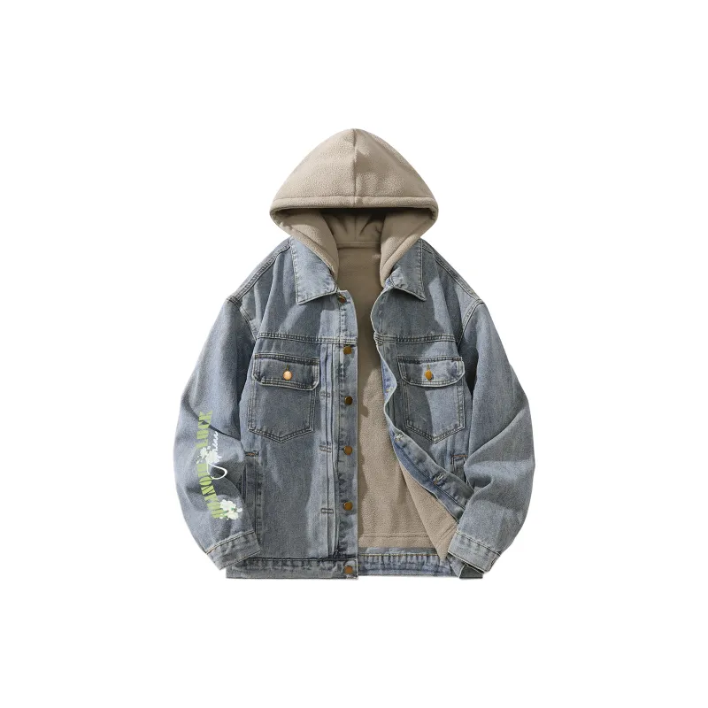 HUANQIU Denim Jackets Unisex-18