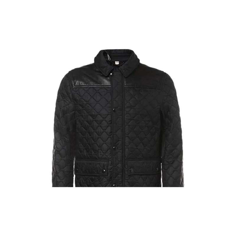 Burberry Jackets Coats Men's Black-5