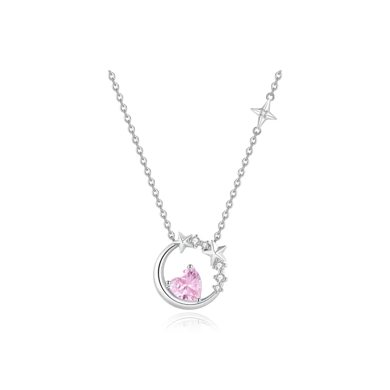 2801 S925 Silver Necklaces Women's-0