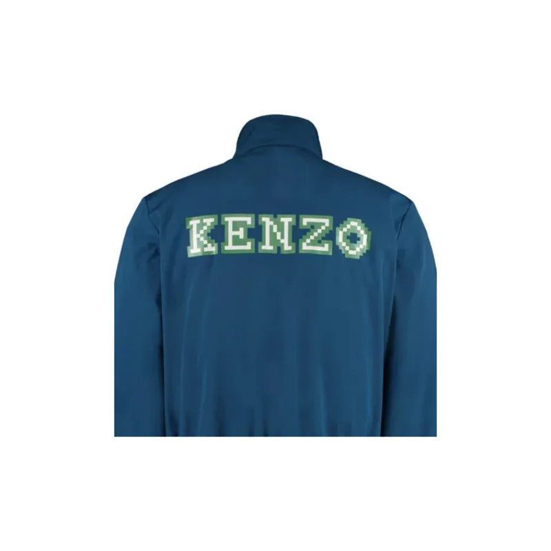 KENZO Pixel Logo Zipped Jacket-4