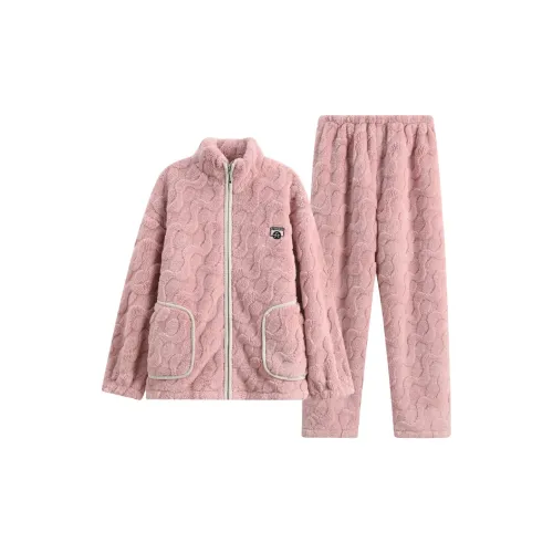 FENTENG Pajama Set Women's Lotus Pink