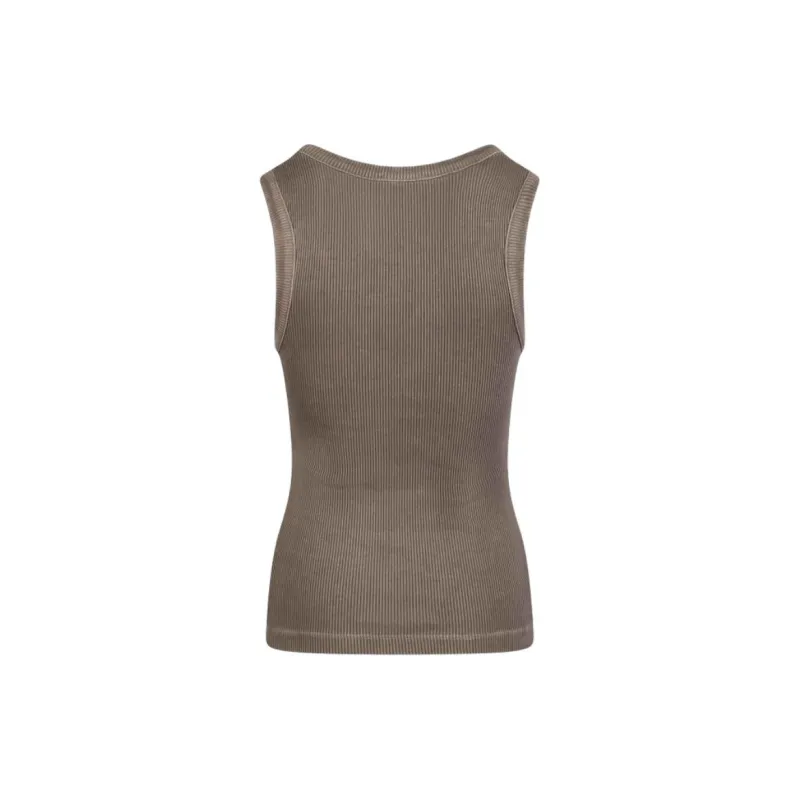 AGOLDE Poppy Ribbed Tank Top-1