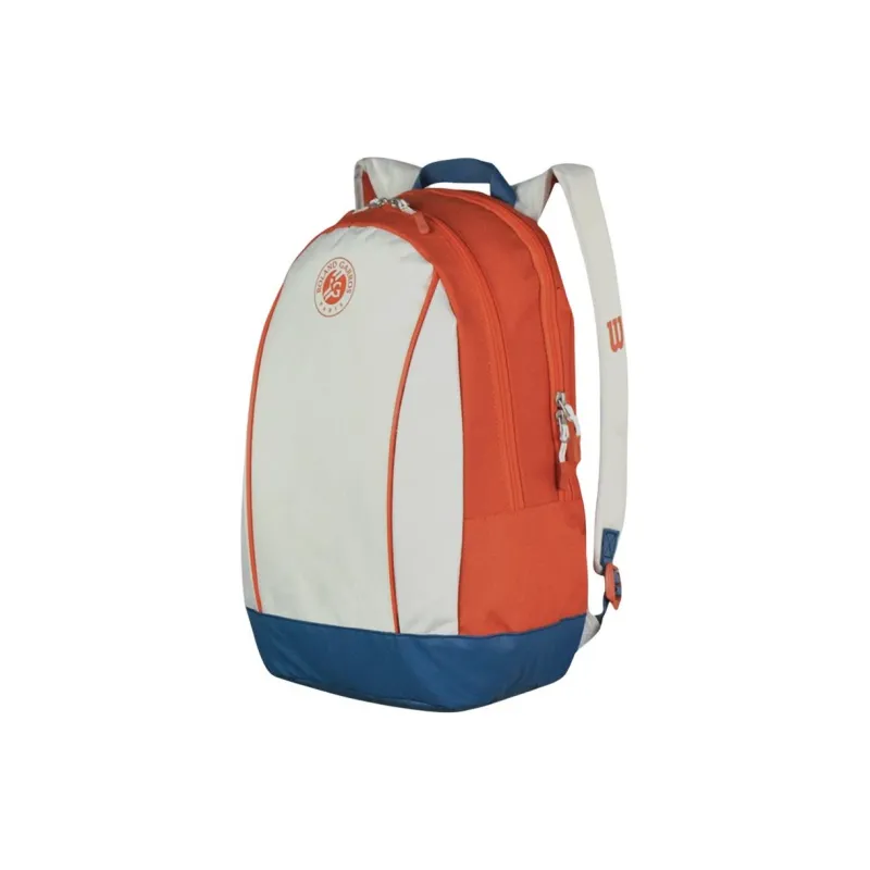 Wilson Tennis Racket Bags Polyester Unisex 27.94*16.51*41.91cm Orange & White & Blue-1
