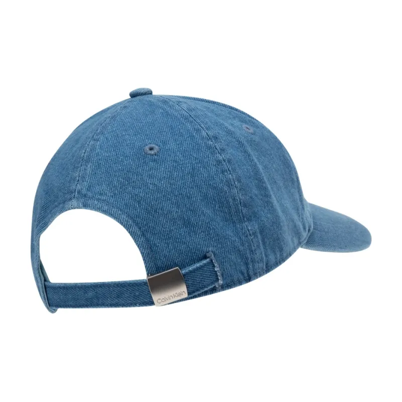 CALVIN KLEIN Cotton Baseball Caps Unisex Denim Blue-2