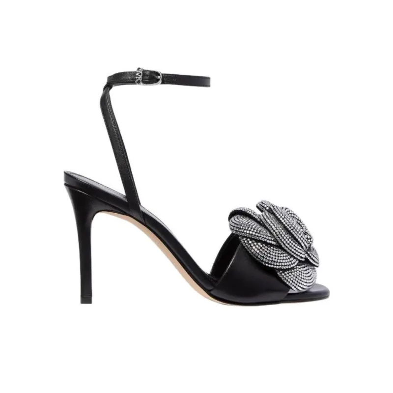 MICHAEL KORS Elodie Strap Sandals 8.9cm Women's Black-1