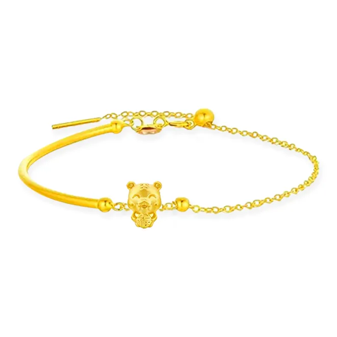 Chongqing gold store Gold Bracelet Unisex-7
