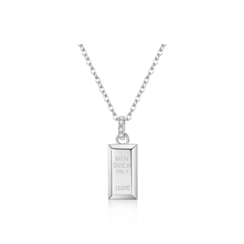 2801 S925 Silver Necklaces Women's-0