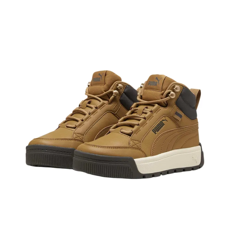PUMA Tarrenz SB Anti-Slip Wear-Resistant High-Top Kids' Skateboarding Shoes Brown Teenagers-2