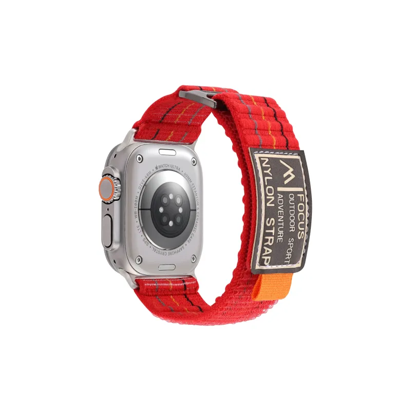IKYOU Apple Compatibility Watch Band Canvas Material-13