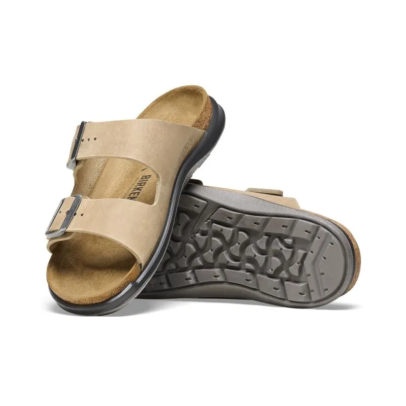 Birkenstock Slip-Resistant Slide Slippers Women's Tobacco Brown Narrow Fit-4