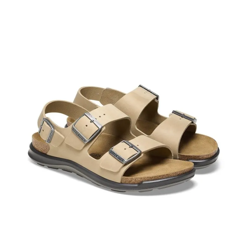 Birkenstock Milano Crosstown Beach Sandals Women's Tobacco Brown Narrow Fit-2
