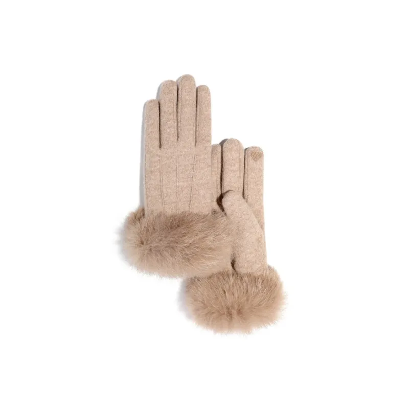 CARDANRO Cashmere Knit Gloves Women's-4