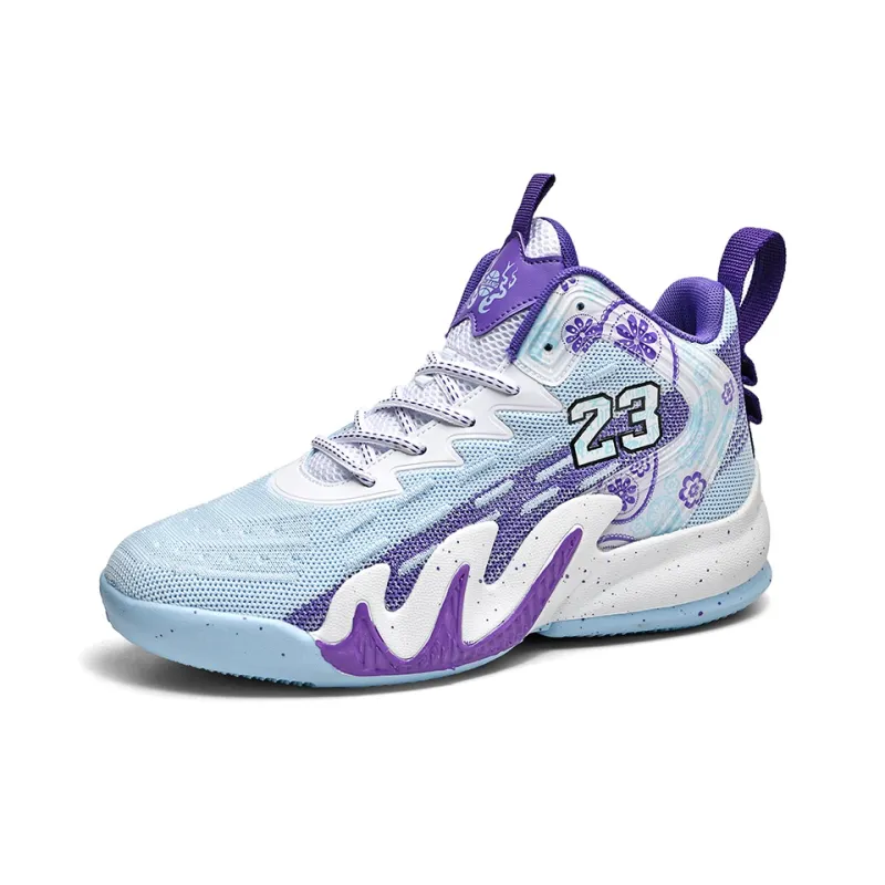 MUSHILANDI Slip Resistant Breathable Height Increasing Rebound Mid Top Basketball Shoes Unisex-1